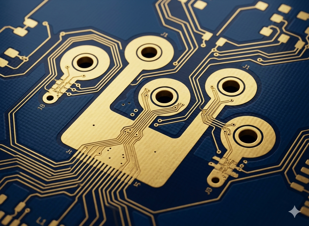 Printed circuit board close-up